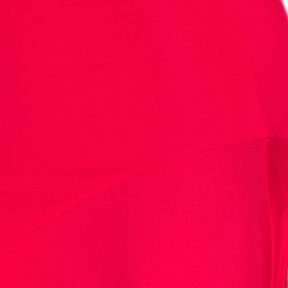 NWT Superdown Jaqualina Vibrant Red Asymmetrical Midi Skirt S Statement Skirt - Picture 6 of 10